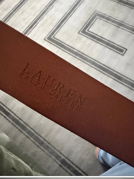 Ralph Lauren concho Tan Brown Leather Belt with Silver and Turquoise Buckle S main image 10